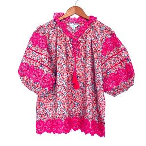 Sundance Pink Floral Blouse